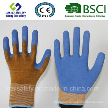 Nylon Latex Protección de trabajo Guantes Guantes de seguridad Guantes de látex